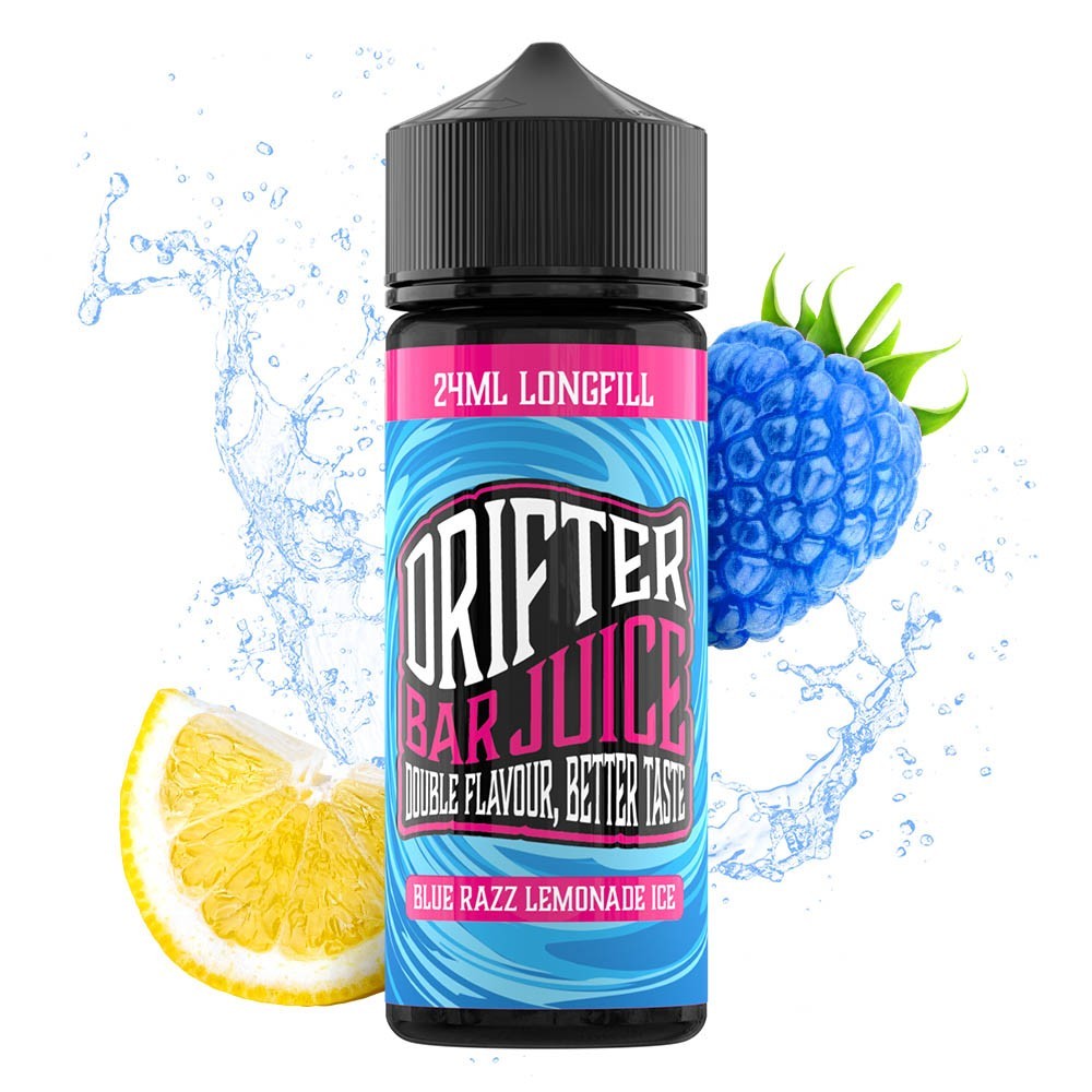 Drifter Bar Juice Blue Razz Lemonade Ice 24ml/120ml-78556d