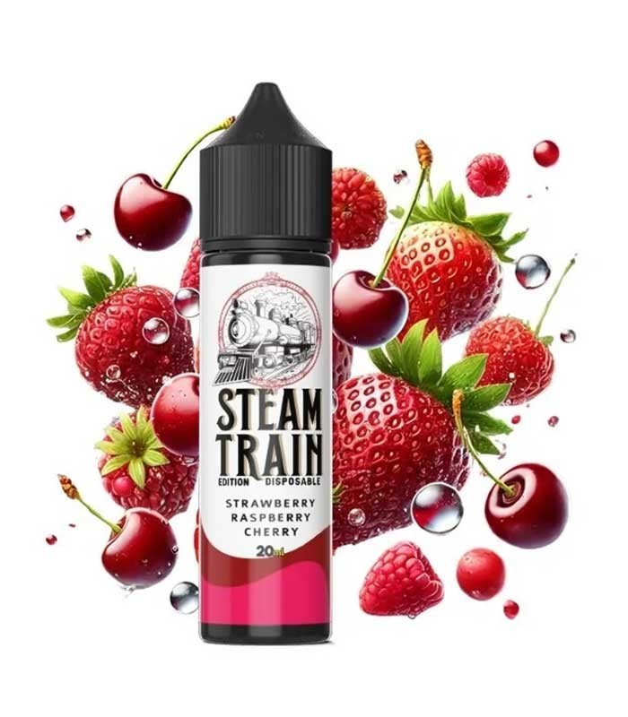 Steam Train Disposable Edition Strawberry Raspberry Cherry 20ml/60ml-86b16c