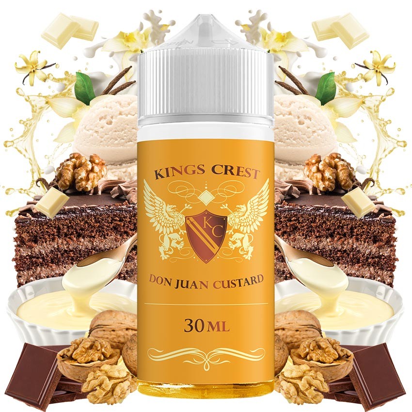 Kings Crest Don Juan Custard 30ml/120ml Flavorshot-e20460