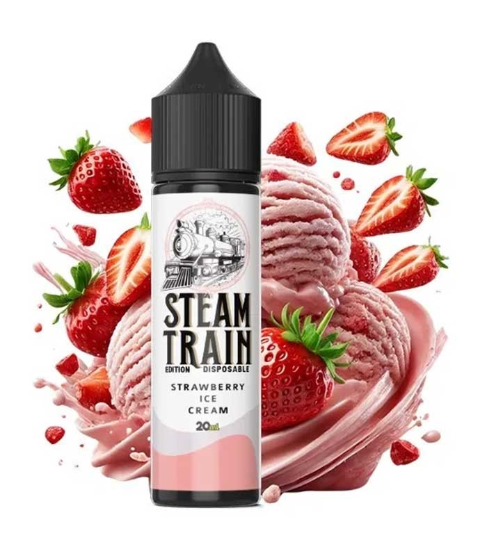 Steam Train Disposable Edition Strawberry Ice Cream 20ml/60ml-b23929