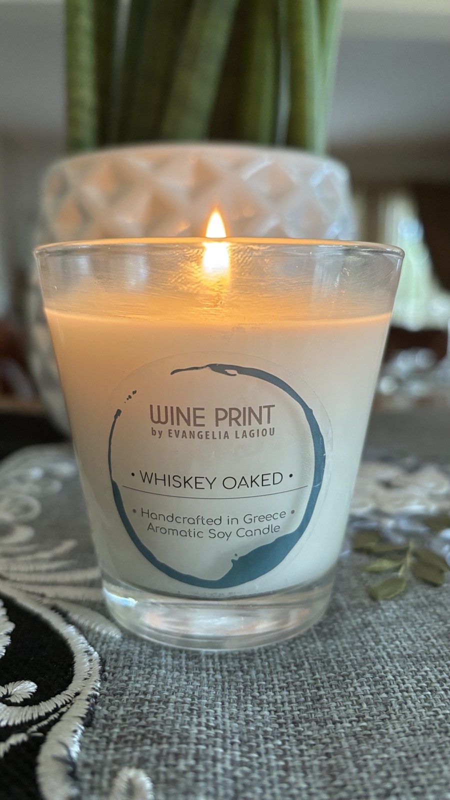 Whiskey oaked open glass