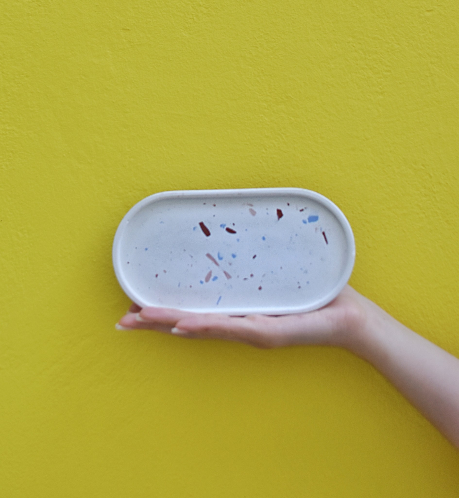 Terazzo Oval tray