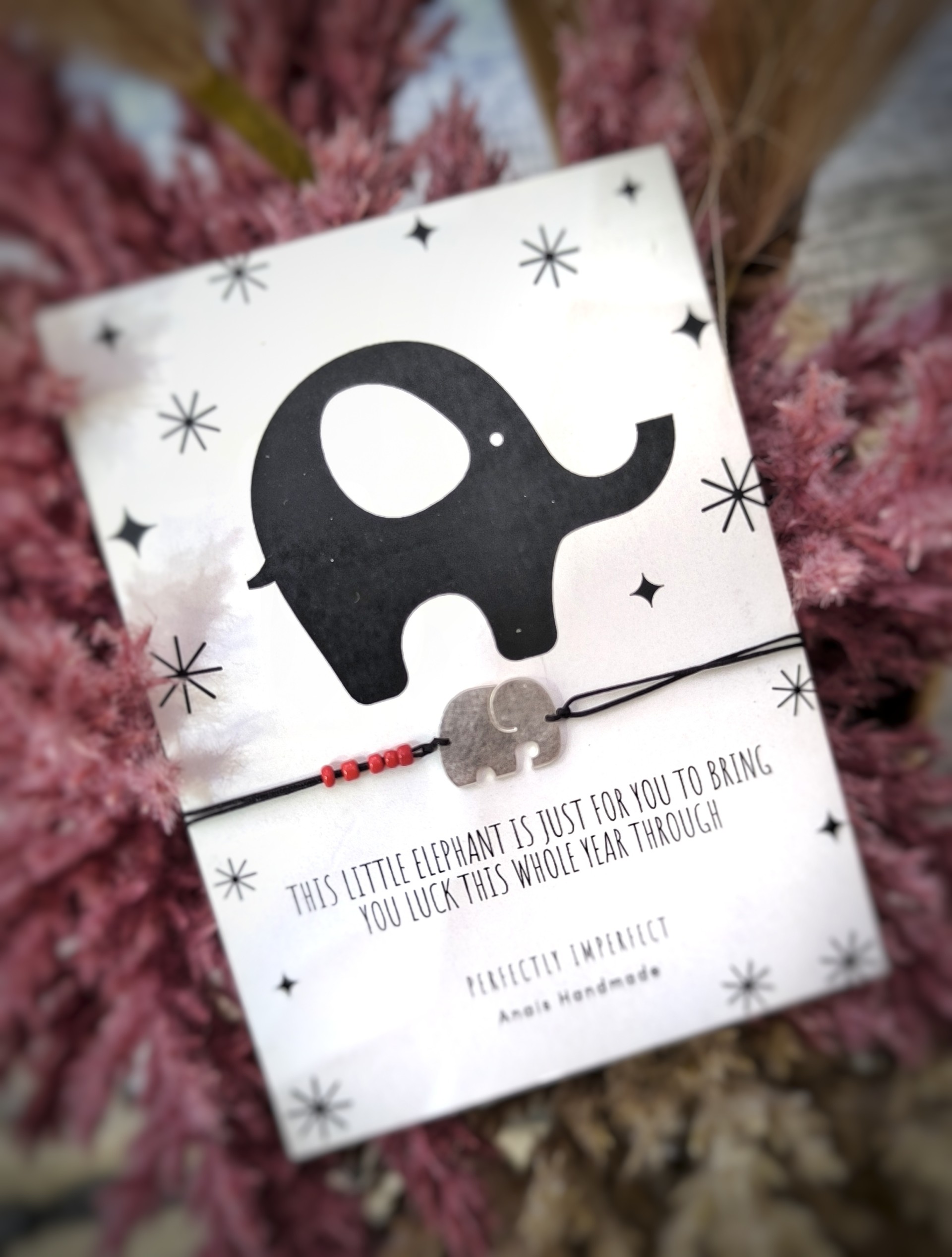 Elephant in the room bracelet