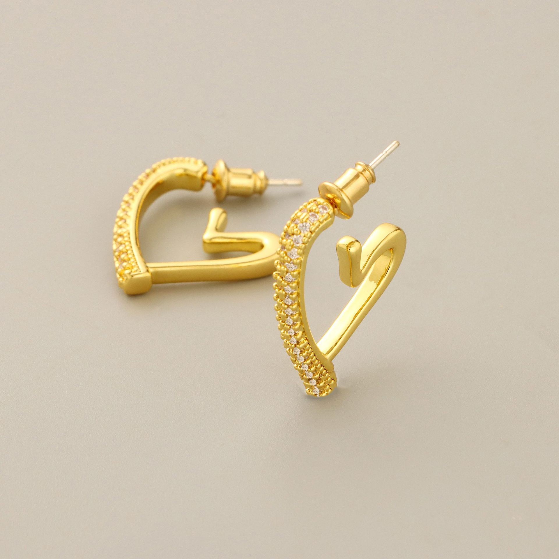 "Eros" Golden Crystals Earrings