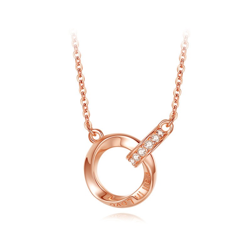 "Aion" Rosegold S925 Eternity Necklace