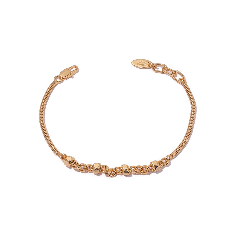 "Xandra" 18K Golden Hand-made Fashionista Bracelet