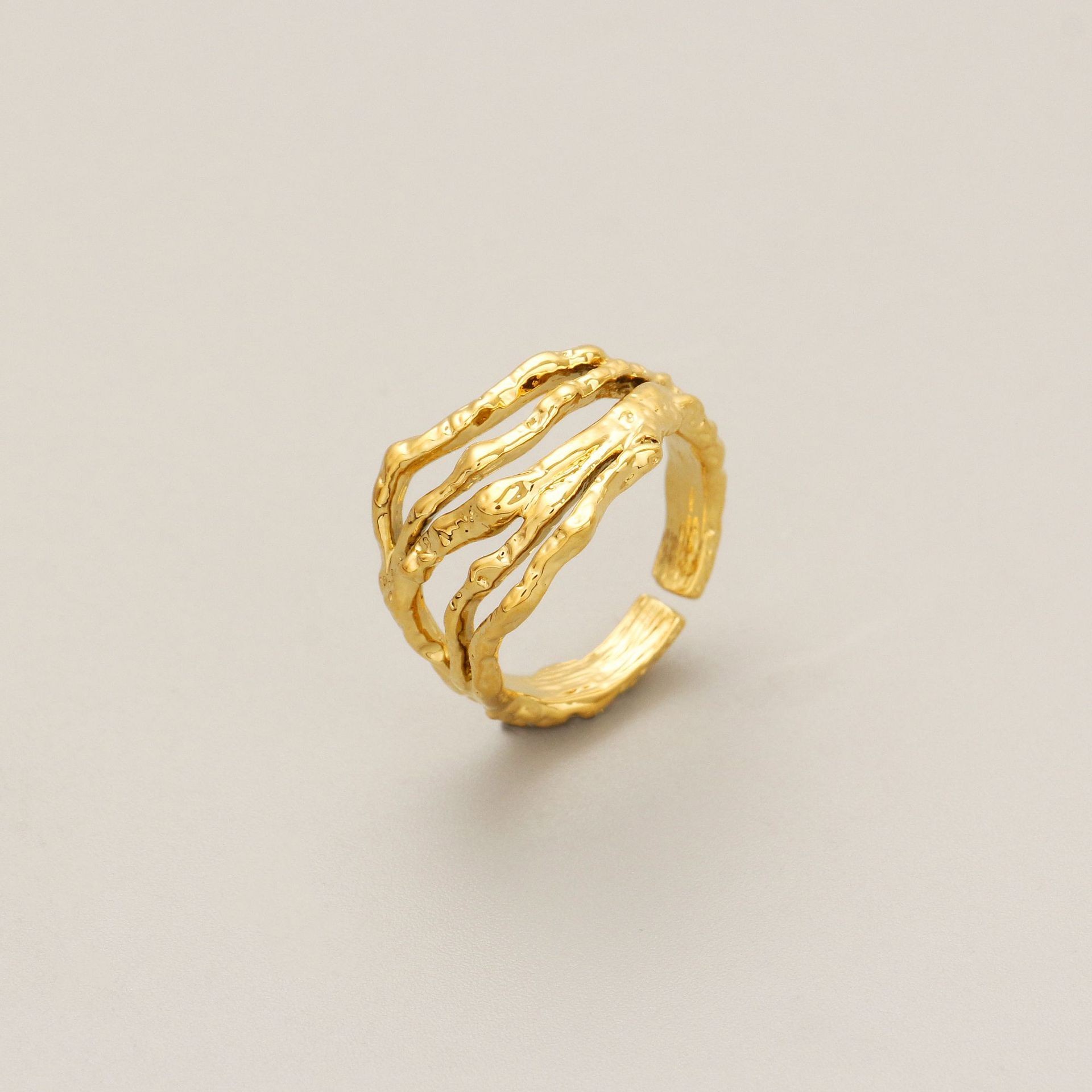 "Valérie" 18K Golden S925 Ring