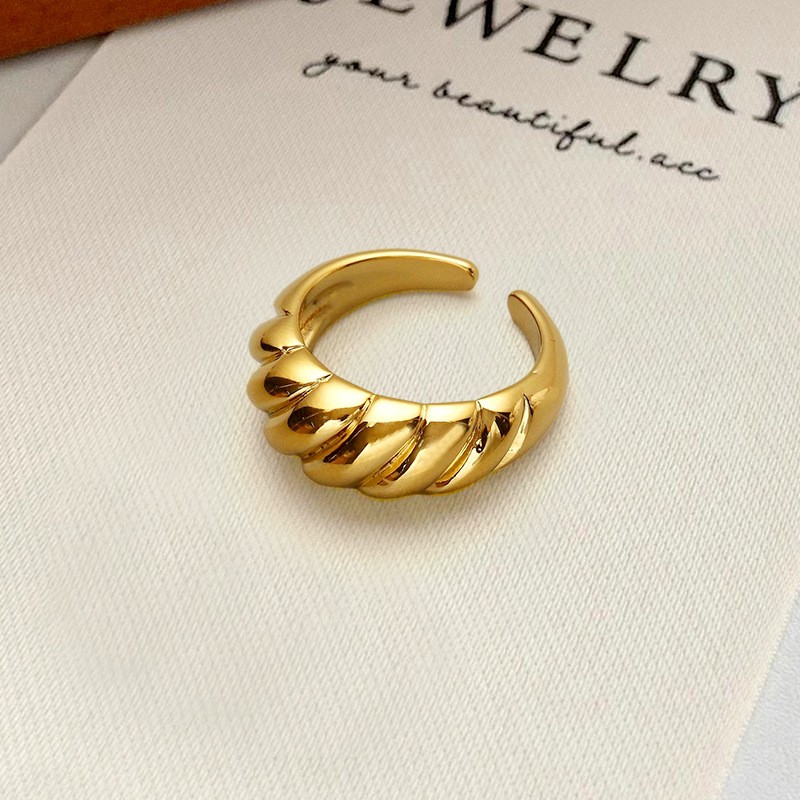 "Renée" 18K Gold-plated French Ring