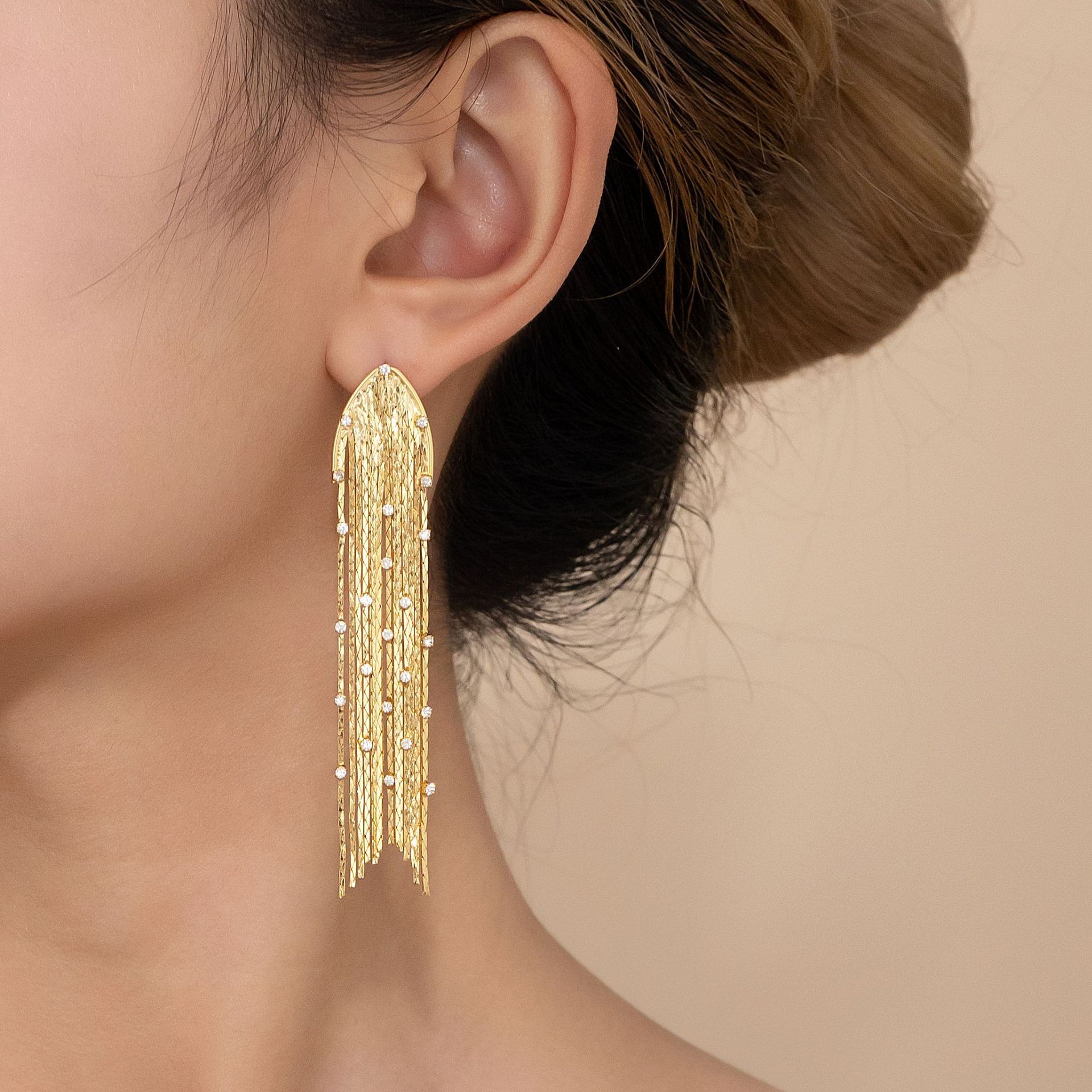 "Regina d'Argento" 18K Gold-plated Earrings