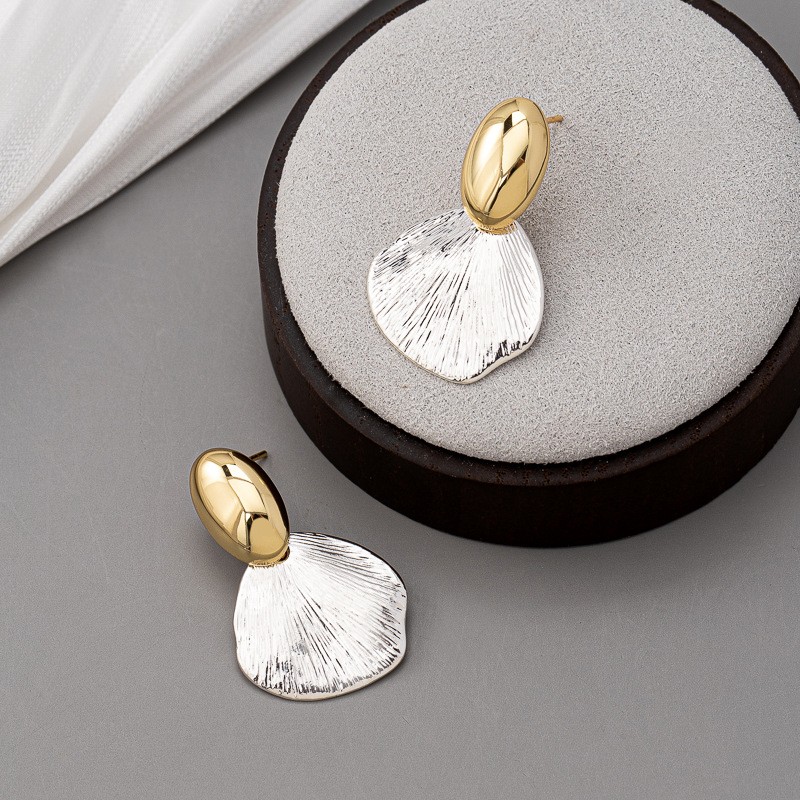 "Caparazón" 18K Gold-plated Statement Earrings