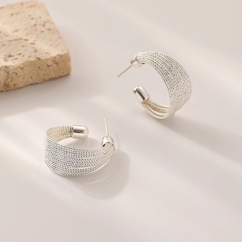 "Lusso" Silver Luxury Earrings