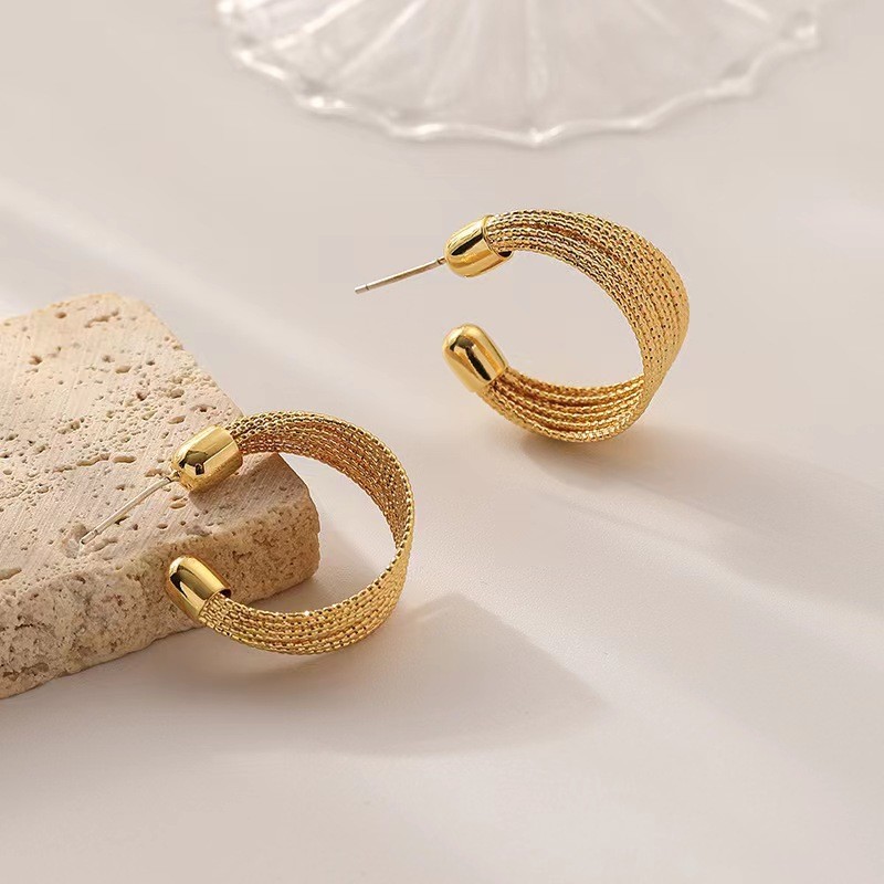 "Lusso" 18K Gold-plated Luxury Earrings