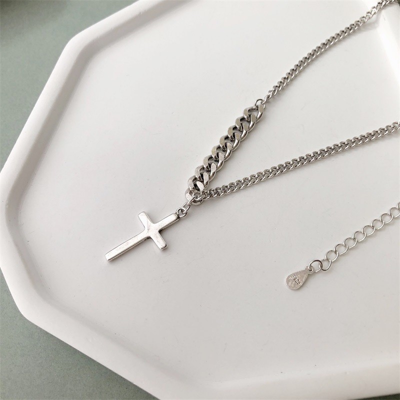 "Croix" Silver925 Statement Necklace