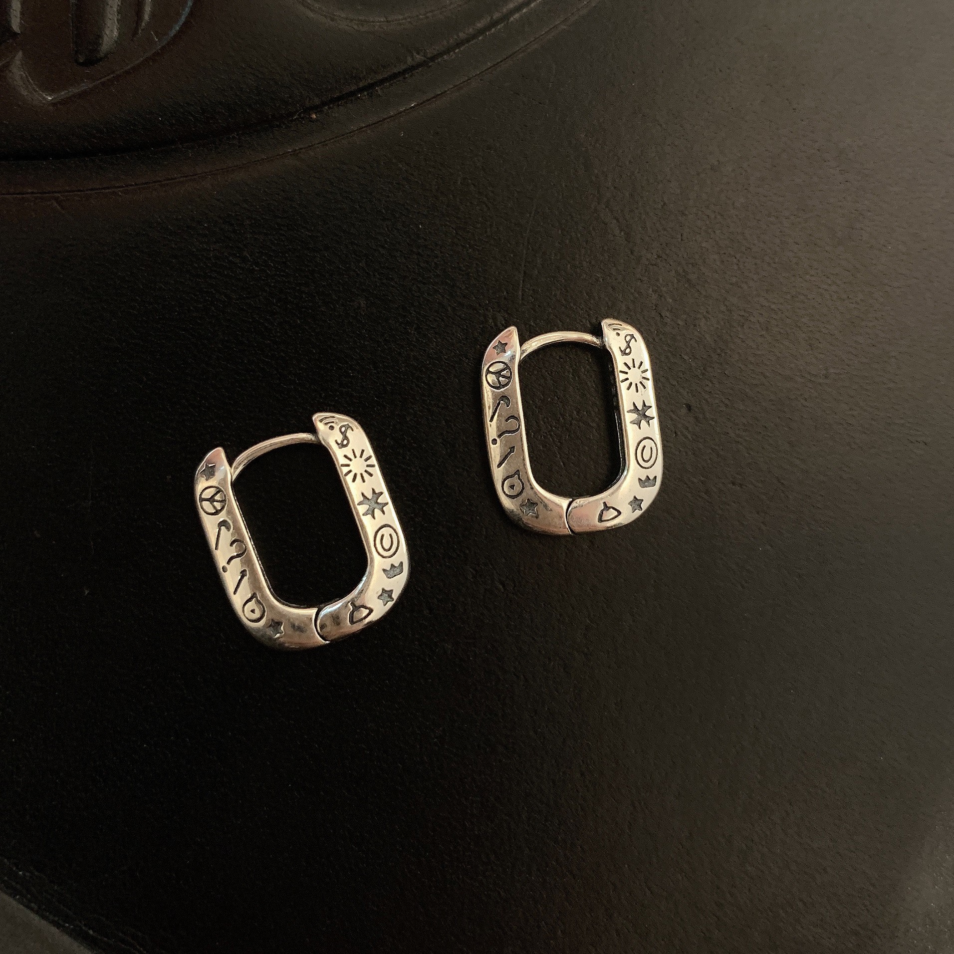 "Étrangère" Silver 925 Statement Hoops