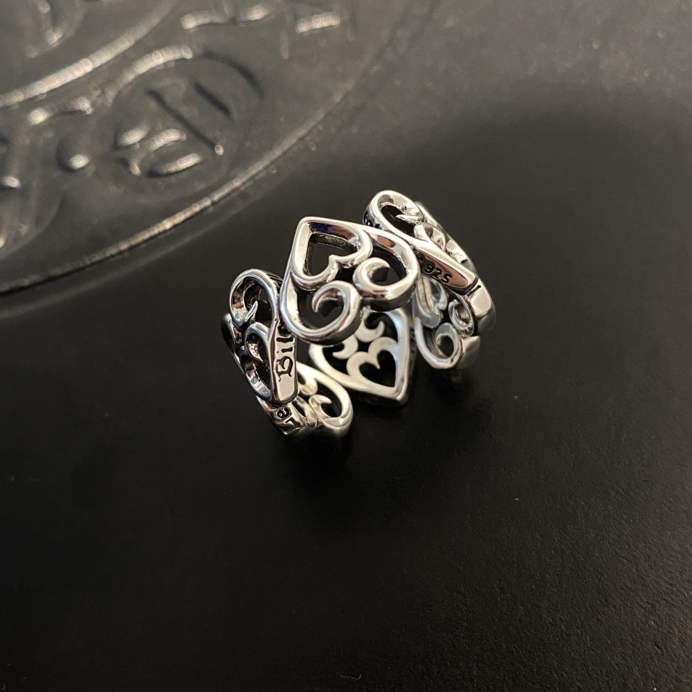 "Geneviève" Silver 925 Heart Ring