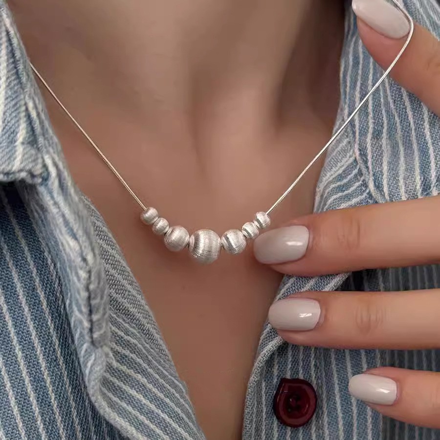 "Ronde" Silver 925 Statement Necklace