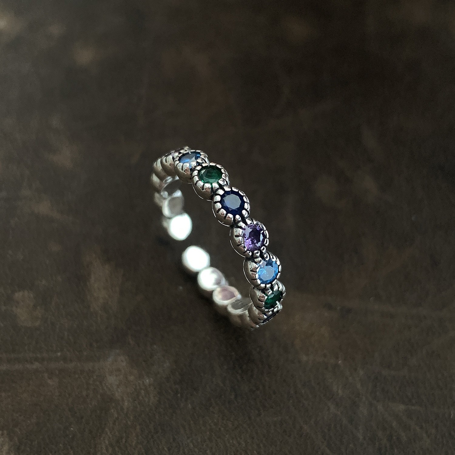 "Grande Pierre" Silver 925 Zircon Statement Ring