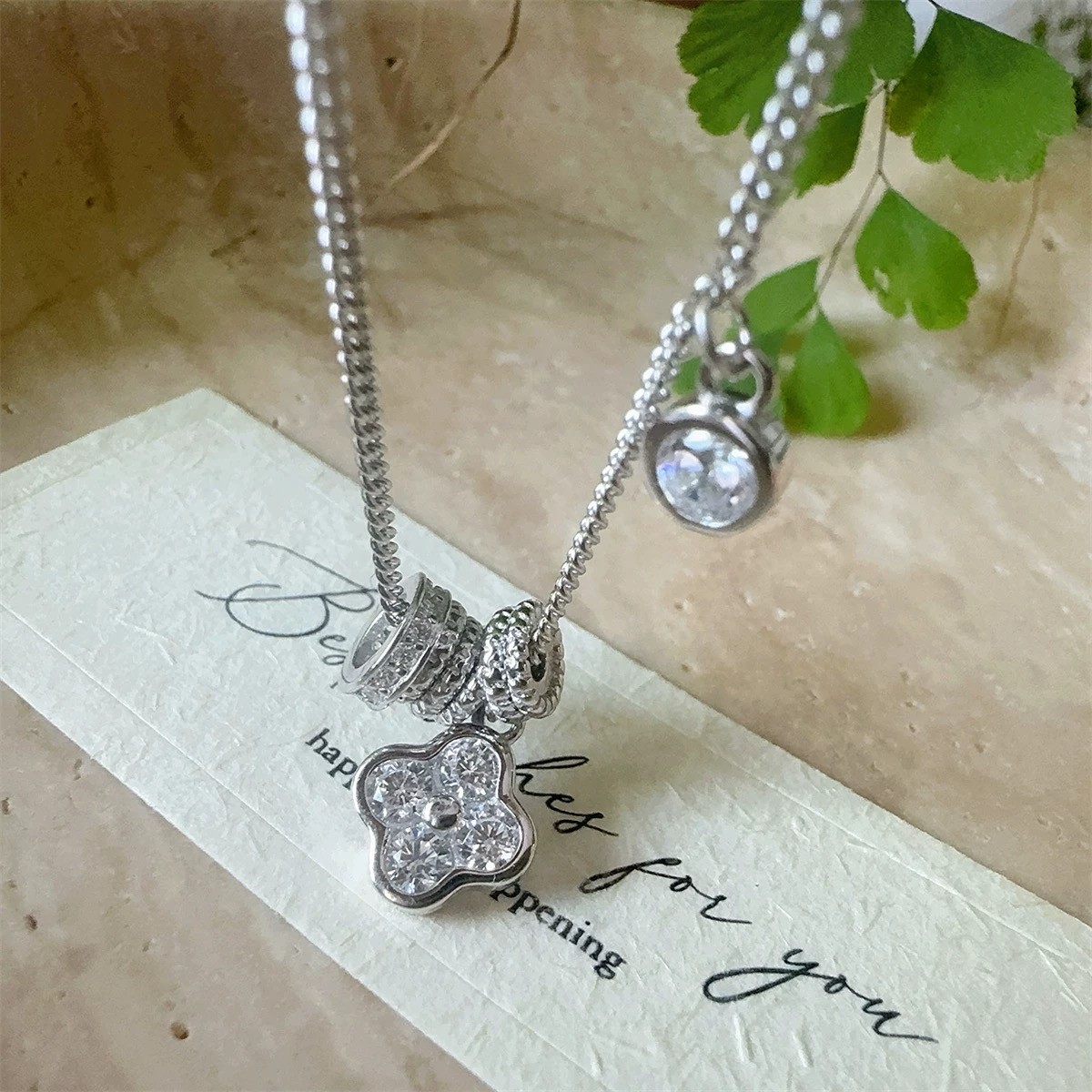 "Chanceux" S925 Zircon Lucky Fashion Necklace