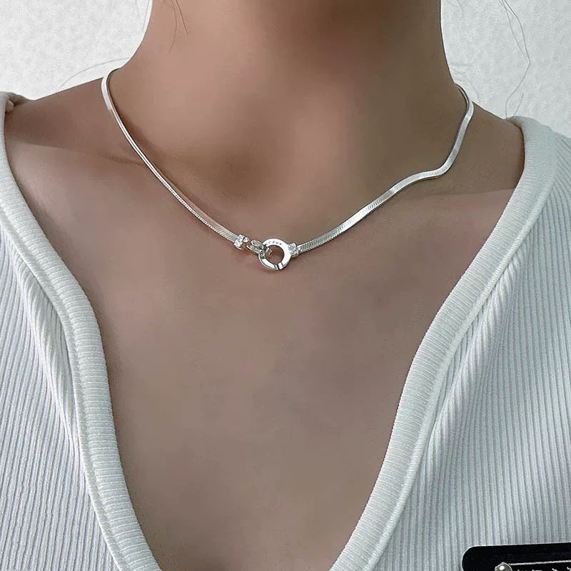 "Eterno" Silver 925 Snake chain Luxury Necklace