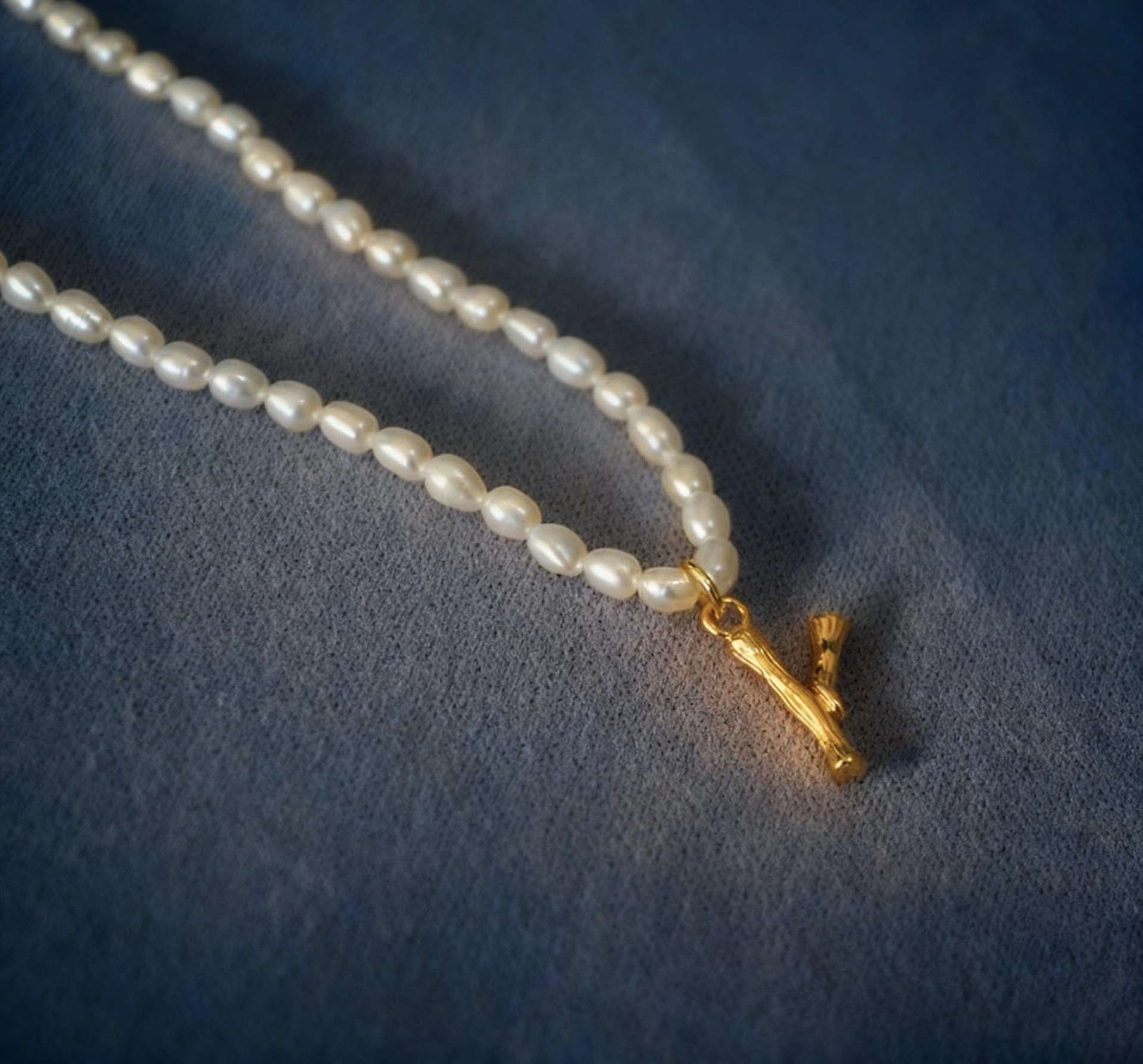 "YORS" Freshwater Pearl 18K Gold-plated S925 Necklace