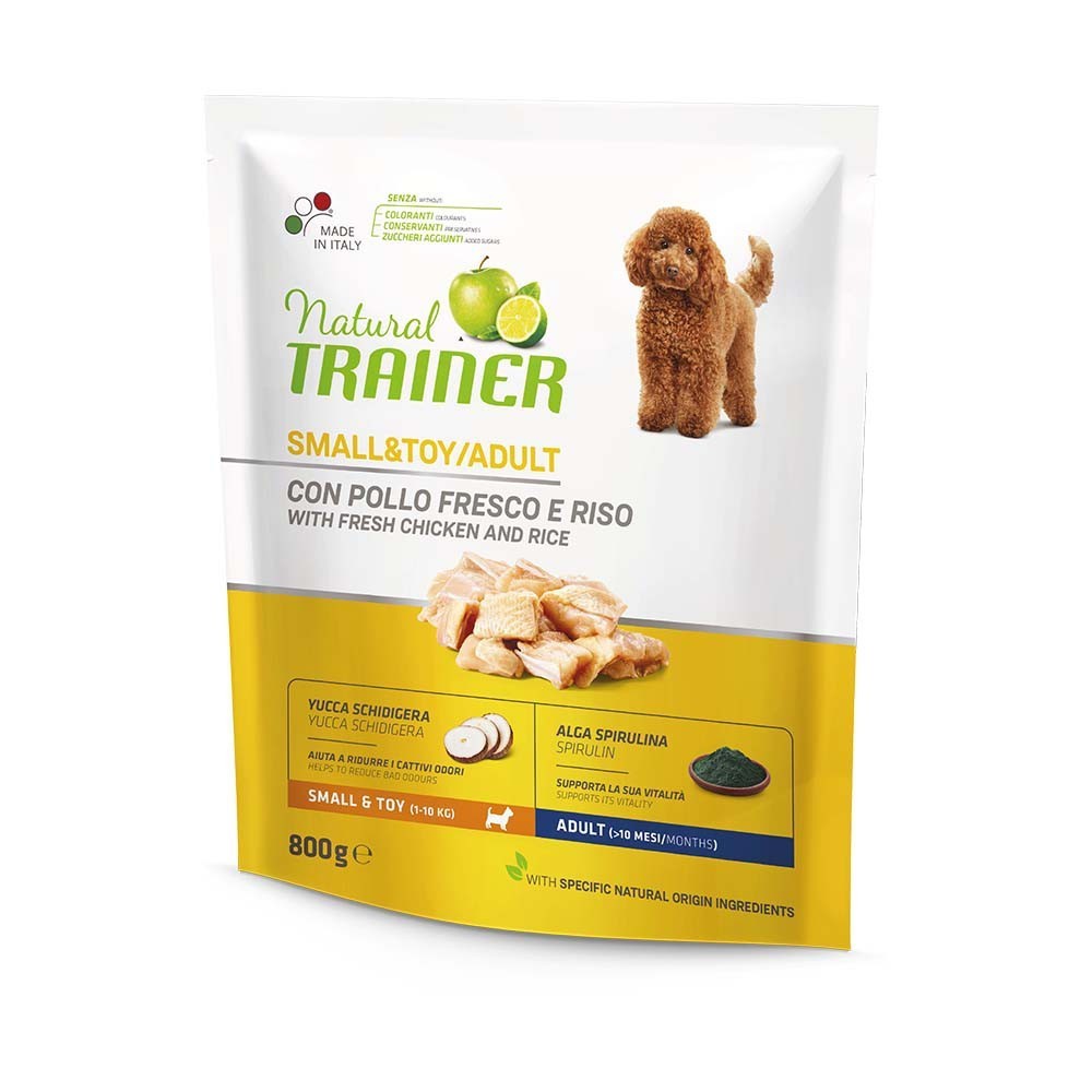 NATURAL TRAINER SMALL & TOY/ ADULT με Κοτόπουλο 800gr