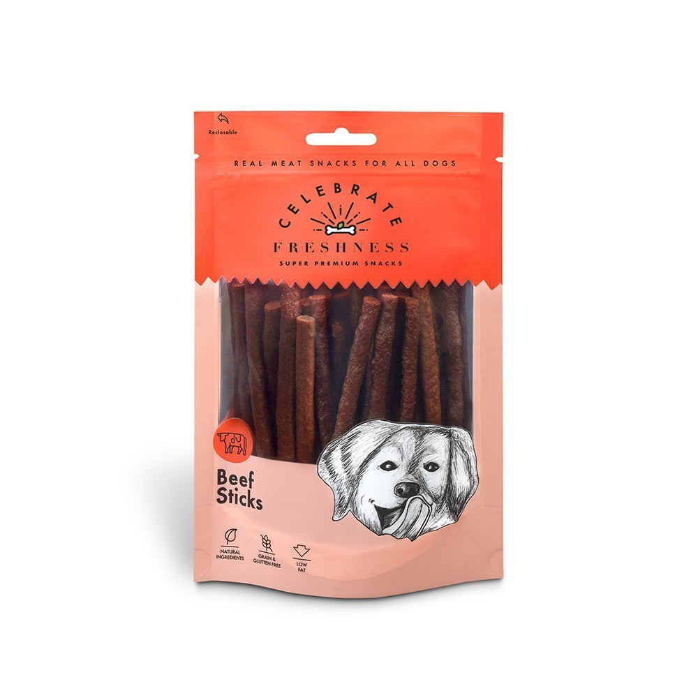 CELEBRATE FRESHNESS BEEF STICKS 100gr