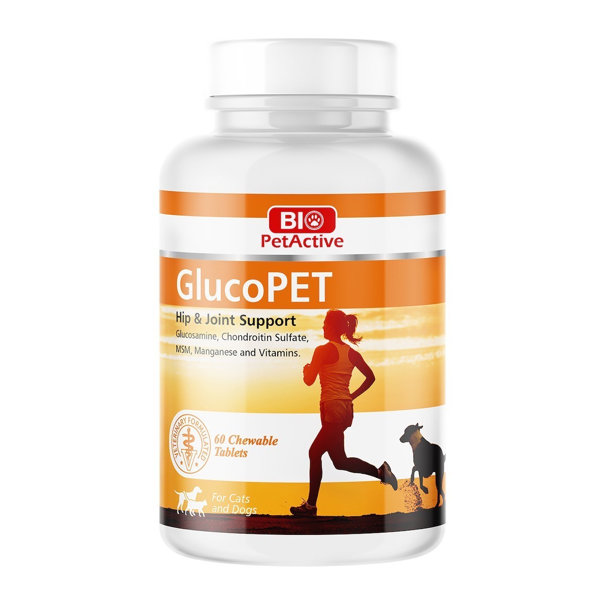 GLUCOPET HIP & JOINT SUPPORT FOR DOGS & CATS 60 tabs 90gr