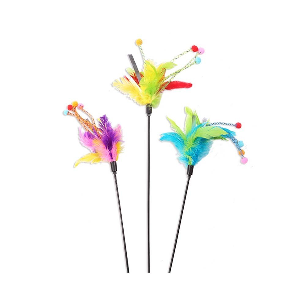 PAWISE Παιχνίδι γάτας Feather Wand