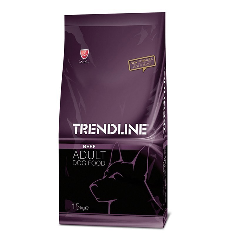 TRENDLINE ADULT DOG BEEF Ξηρά τροφή για ενήλικους σκύλους όλων των φυλών, με μοσχάρι 15kg