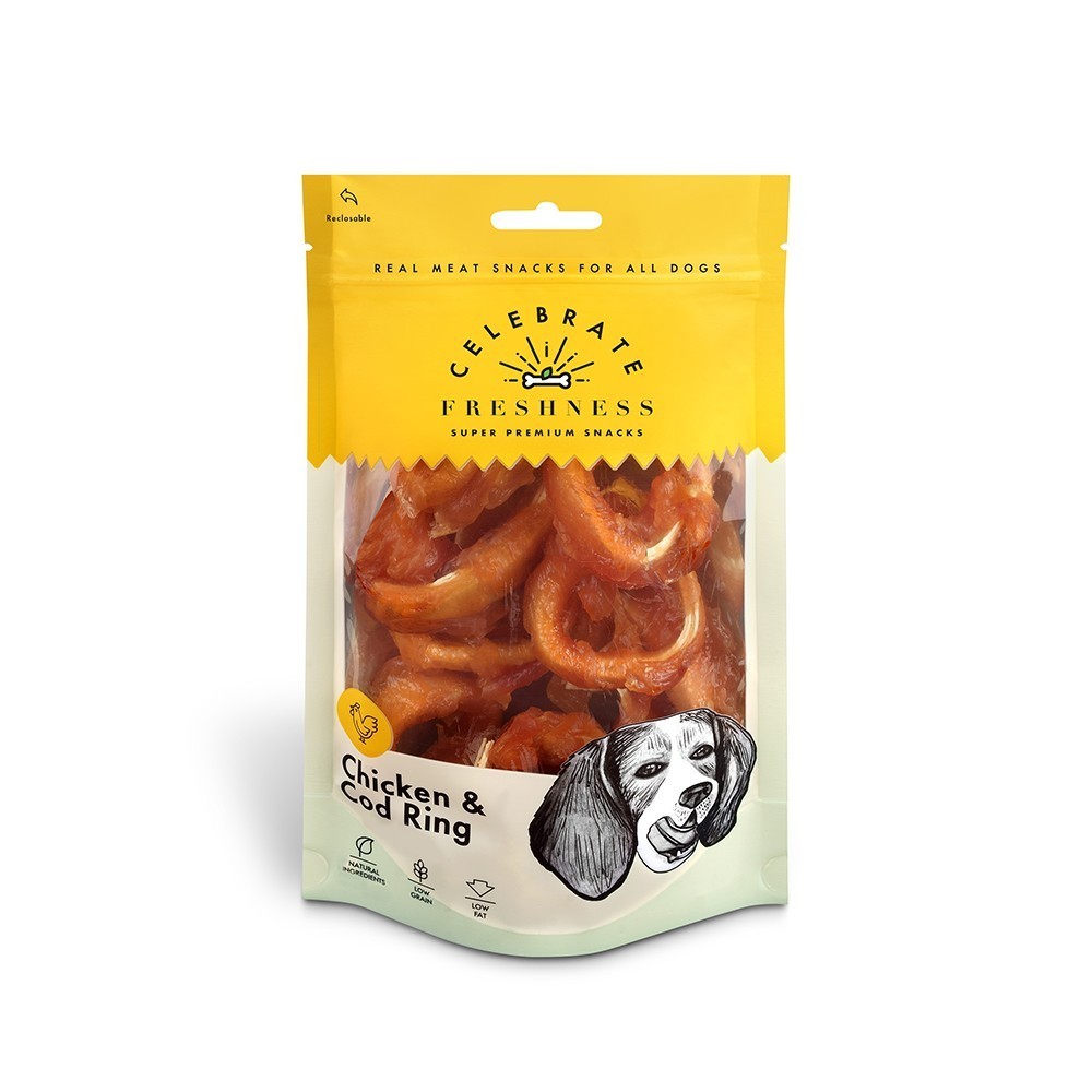 CELEBRATE FRESHNESS CHICKEN & COD RING 100gr