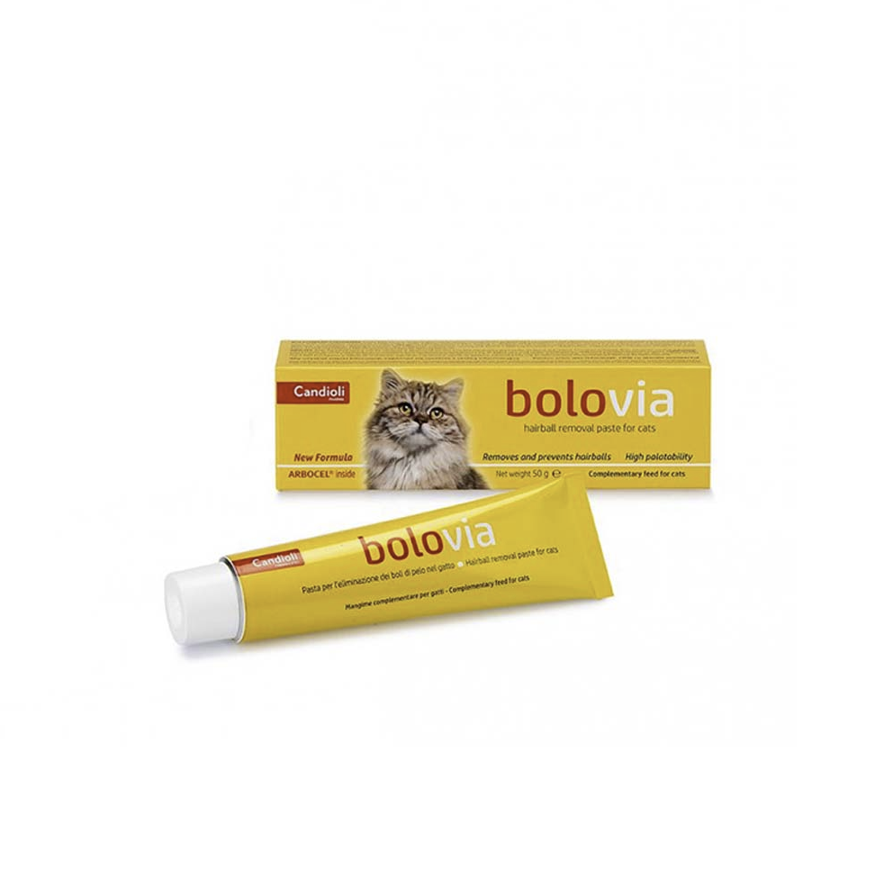 CANDIOLI Bolo via palatable paste 50gr  για τις Τριχόμπαλες στις γάτες