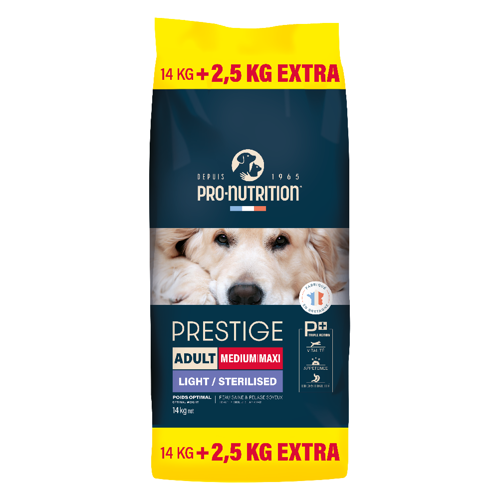 Pro-Nutrition (Flatazor) Prestige Medium/Maxi Light/Sterilized 14kg + 2,5kg ΔΩΡΟ 
