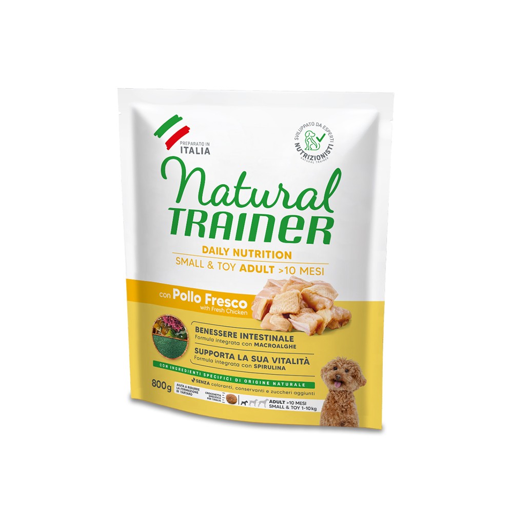 NATURAL TRAINER SMALL & TOY ADULT- Fresh Chicken 800gr
