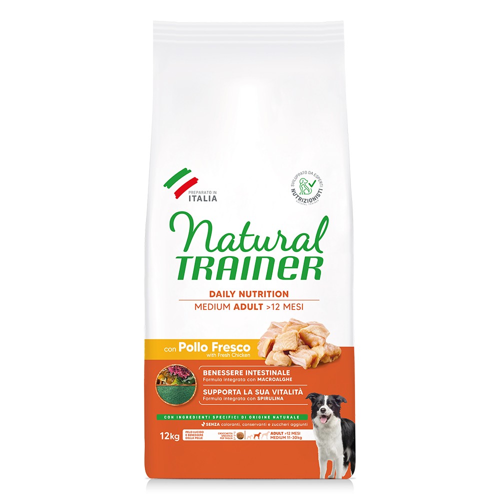 NATURAL TRAINER MEDIUM ADULT- Fresh Chicken 12kg