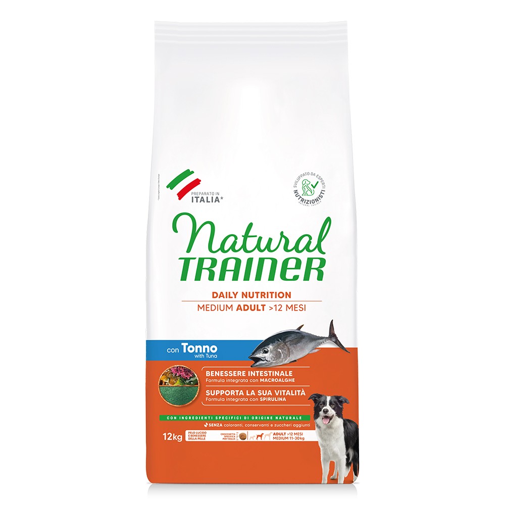 NATURAL TRAINER MEDIUM ADULT- Tuna 12kg