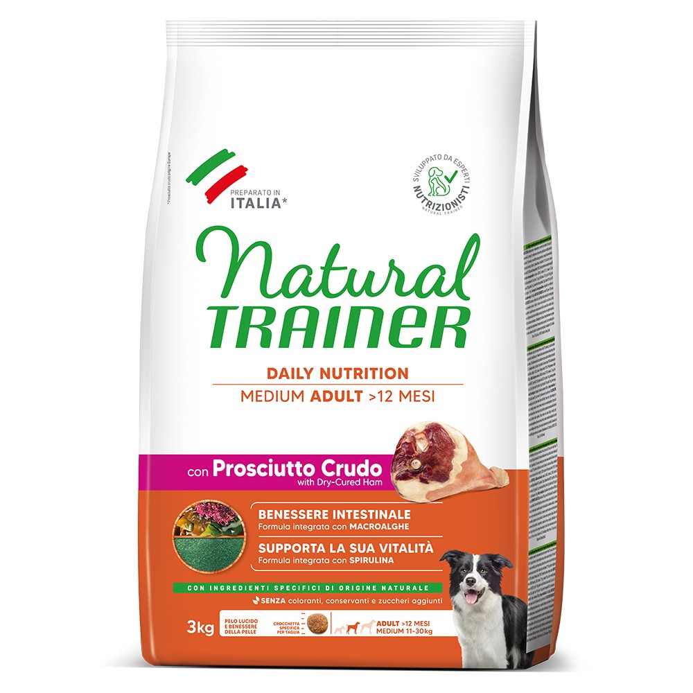 NATURAL TRAINER MEDIUM ADULT- Prosciutto 3kg