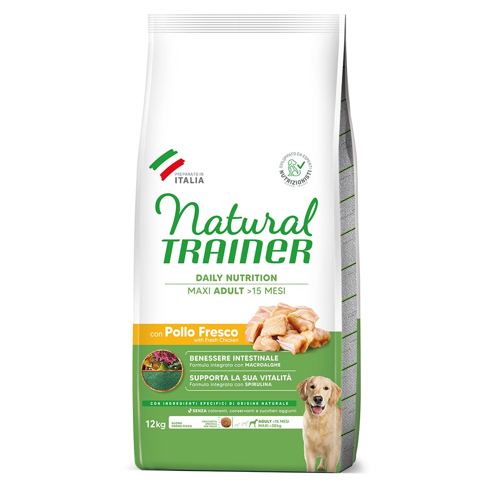 NATURAL TRAINER MAXI ADULT- Fresh Chicken 12kg