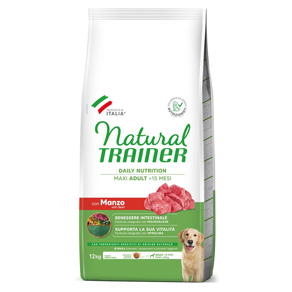 NATURAL TRAINER MAXI ADULT- Beef 12kg
