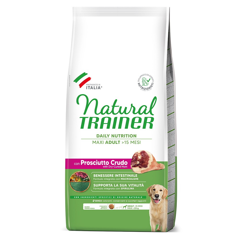 NATURAL TRAINER MAXI ADULT- Prosciutto 12kg