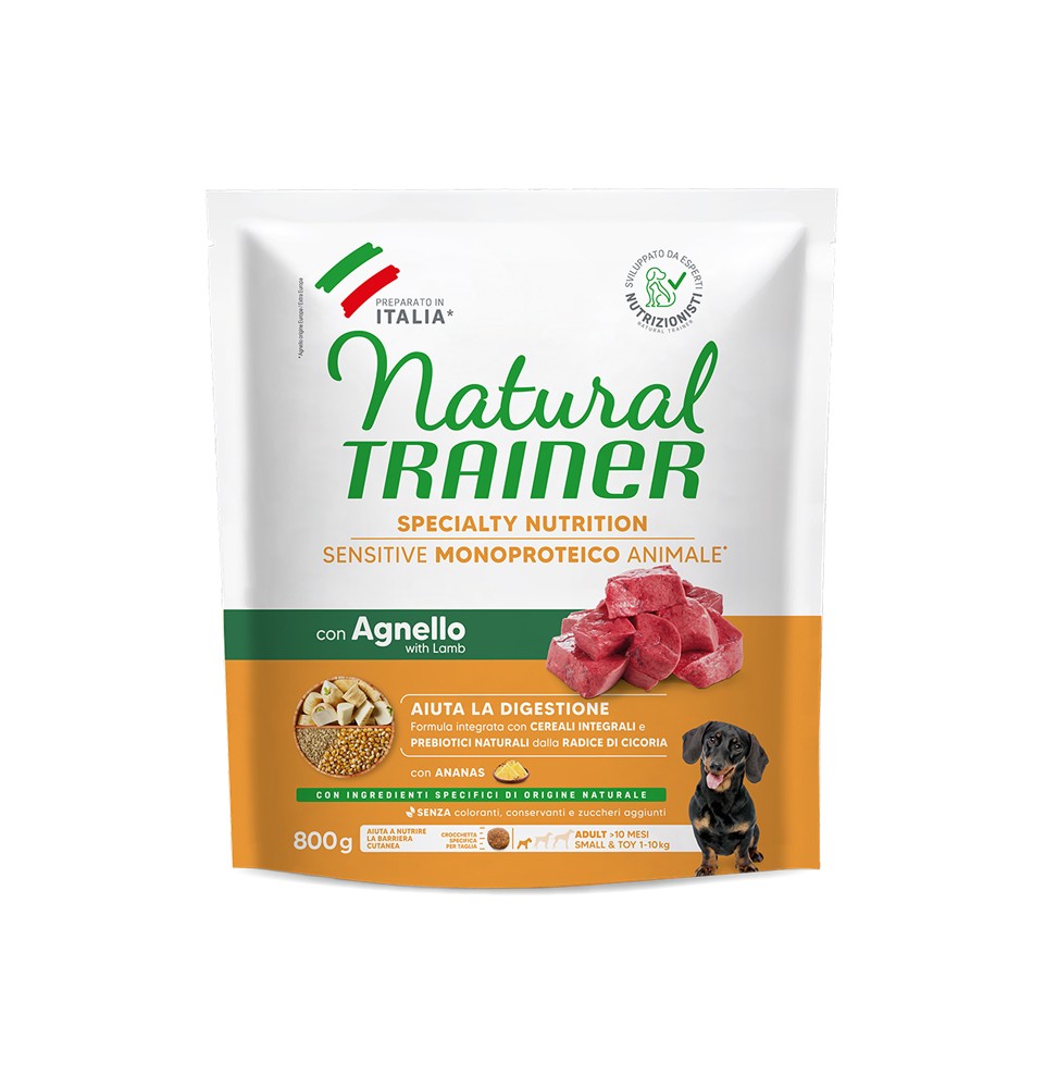 NATURAL TRAINER SENSITIVE ADULT MINI Lamb 800gr