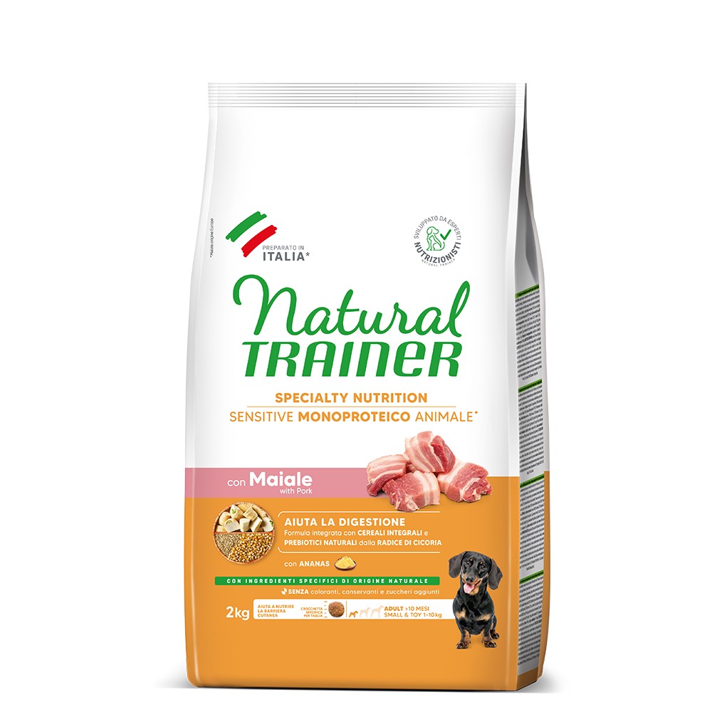 NATURAL TRAINER SENSITIVE ADULT MINI Pork 2kg