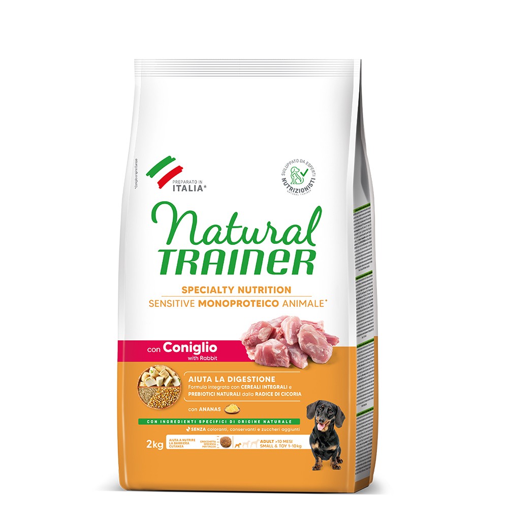 NATURAL TRAINER SENSITIVE ADULT SMALL & TOY Rabbit 2kg