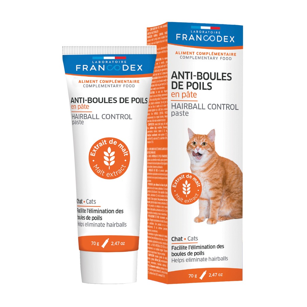 Francodex Hairball Control Συμπλήρωμα Διατροφής Γάτας για Τριχόμπαλες σε Πάστα 70gr