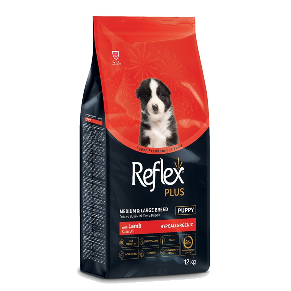 REFLEX PLUS Puppy Medium & Large - Lamb 12kg