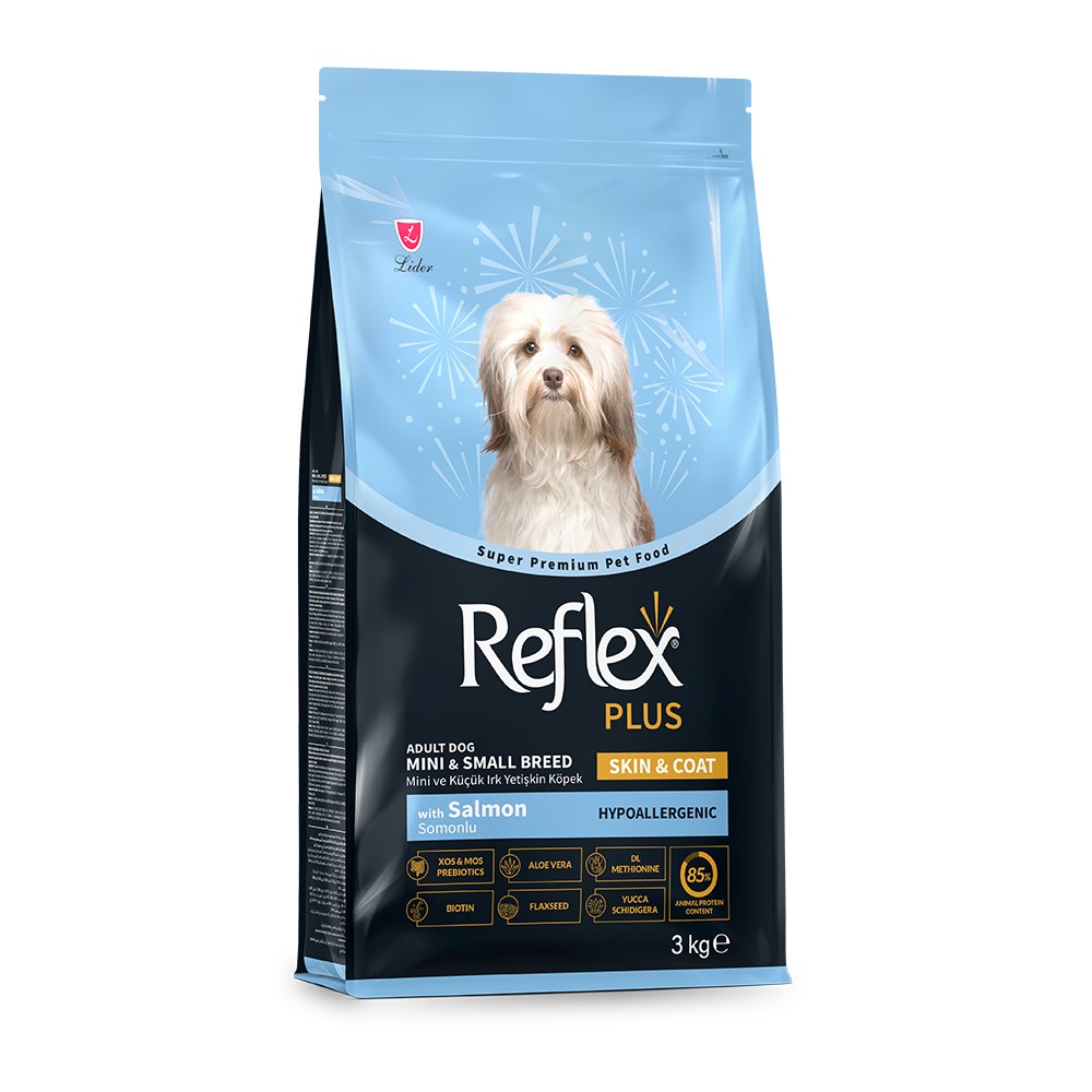 REFLEX PLUS Mini/Small Breed Adult Skin & Coat Salmon 3kg