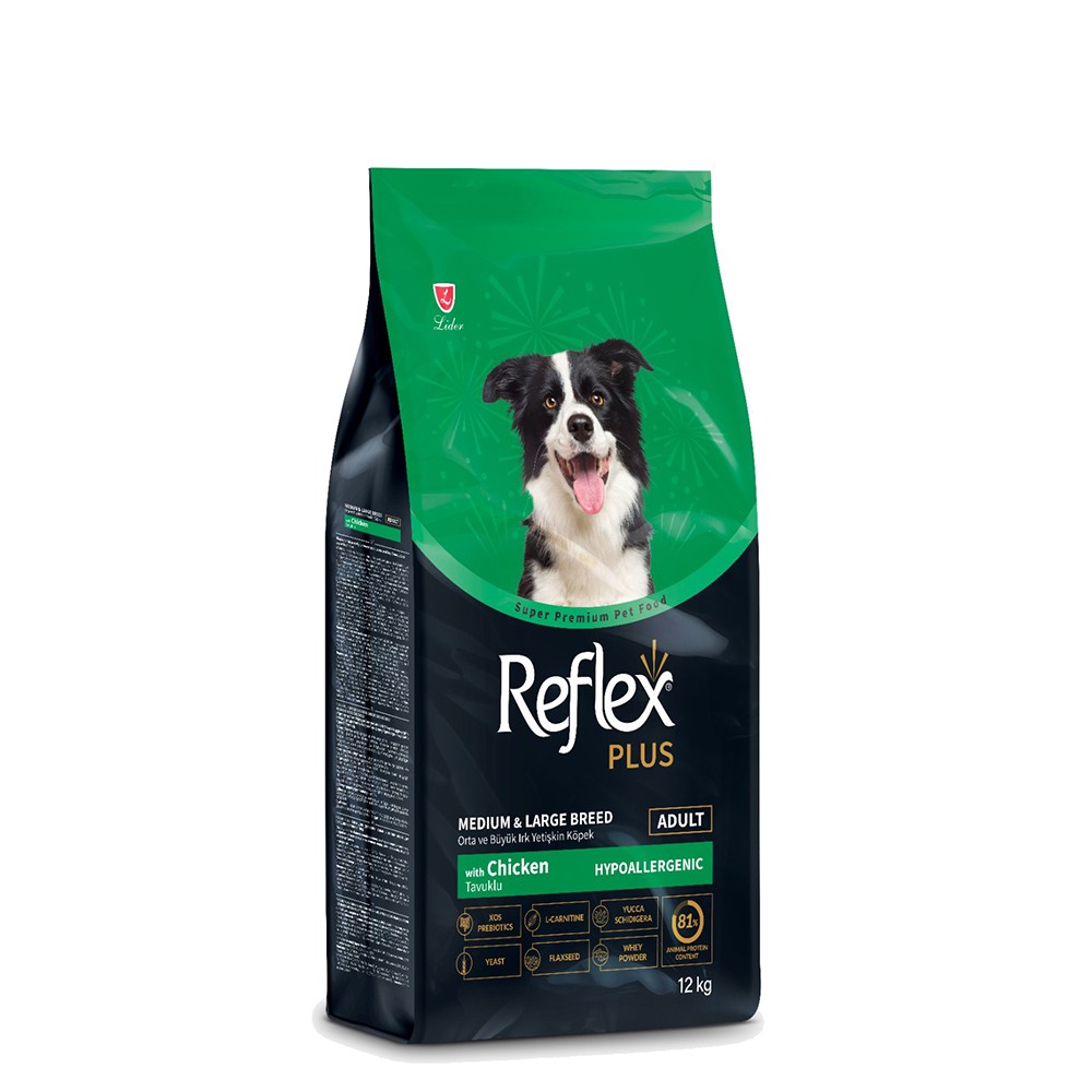 REFLEX PLUS Medium & Large Adult Chicken 12kg