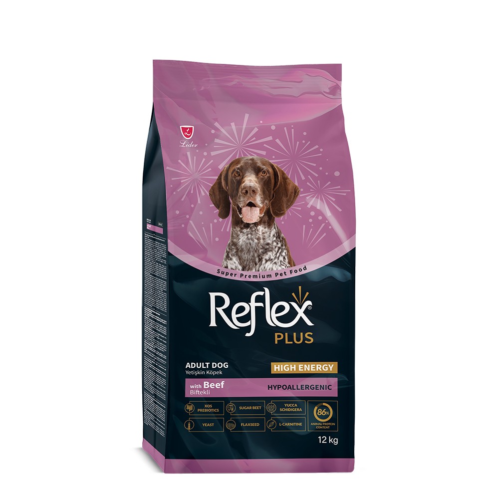 REFLEX PLUS Adult Medium & Large Beef High Energy 12kg